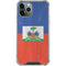 Haitian Flag Distressed iPhone 12 Pro Clear Case