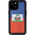 Haitian Flag Distressed iPhone 13 Mini Waterproof Case