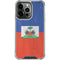 Haitian Flag Distressed iPhone 13 Pro Clear Case