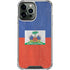 Haitian Flag Distressed iPhone 13 Pro Max Clear Case