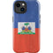Haitian Flag Distressed iPhone 14 Plus Impact Case