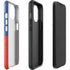 Haitian Flag Distressed iPhone 15 Plus Impact Case