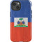 Haitian Flag Distressed iPhone 14 Impact Case