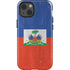 Haitian Flag Distressed iPhone 15 Impact Case