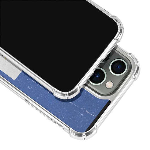Haitian Flag Distressed iPhone 15 Pro Clear Case