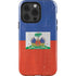 Haitian Flag Distressed iPhone 15 Pro Impact Case