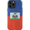 Haitian Flag Distressed iPhone 15 Pro Max Impact Case