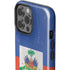Haitian Flag Distressed iPhone 15 Pro Max Impact Case