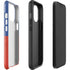 Haitian Flag Distressed iPhone 15 Pro Max Impact Case