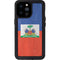 Haitian Flag Distressed iPhone 14 Pro Max Waterproof Case