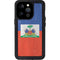 Haitian Flag Distressed iPhone 14 Pro Waterproof Case