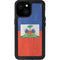 Haitian Flag Distressed iPhone 15 Waterproof Case