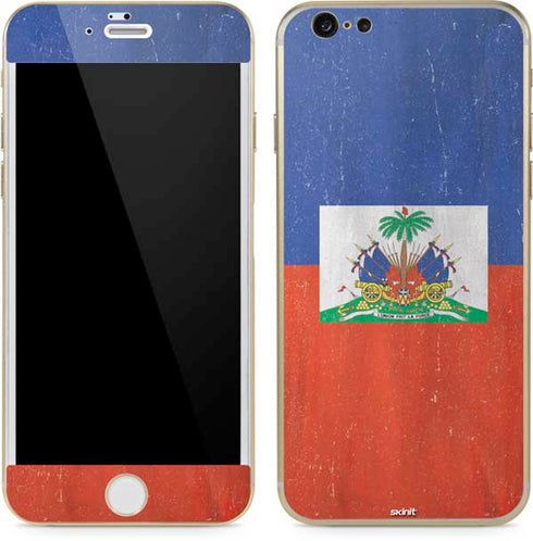 Haitian Flag Distressed iPhone 6/6s Skin