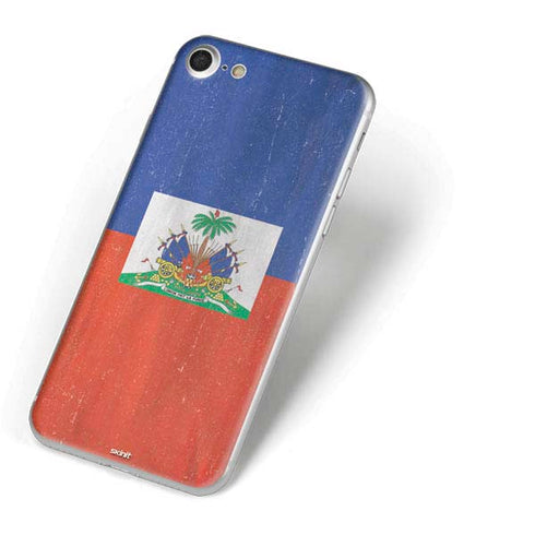 Haitian Flag Distressed iPhone 7 Skin
