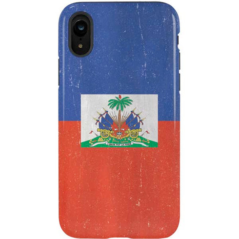 Haitian Flag Distressed iPhone XR Pro Case