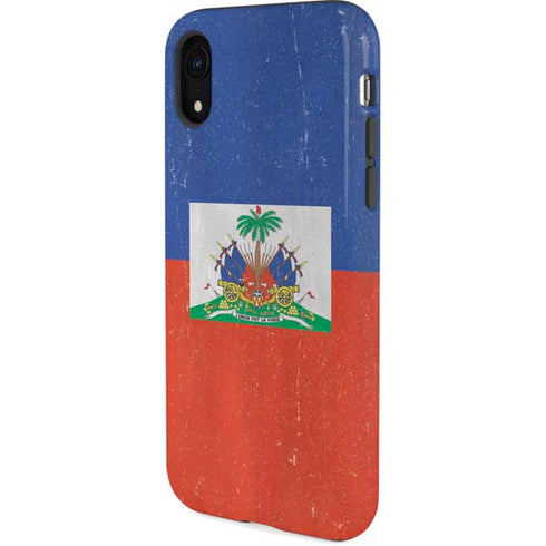 Haitian Flag Distressed iPhone XR Pro Case