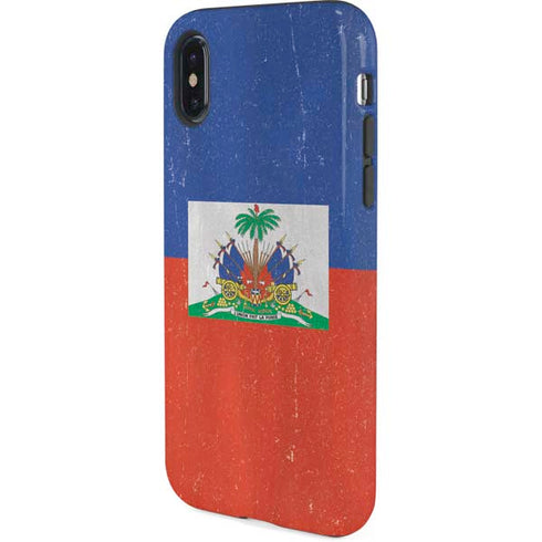 Haitian Flag Distressed iPhone XS Pro Case