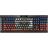 Haitian Flag Distressed K95 RGB PLATINUM Mechanical Gaming Keyboard Skin