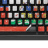Haitian Flag Distressed K95 RGB PLATINUM Mechanical Gaming Keyboard Skin