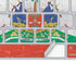 Haitian Flag Distressed Magic Keyboard Skin