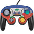 Haitian Flag Distressed Nintendo GameCube Controller Skin