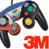 Haitian Flag Distressed Nintendo GameCube Controller Skin