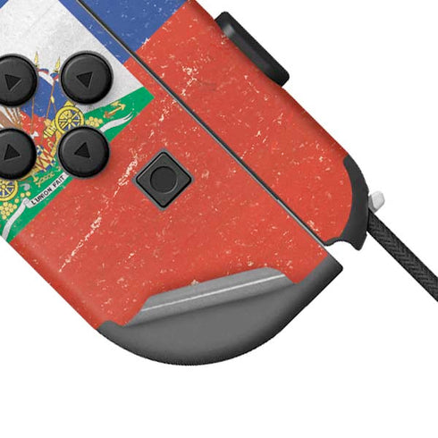 Haitian Flag Distressed Nintendo Joy-Con (L/R) Controller Skin