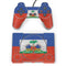 Haitian Flag Distressed PlayStation Classic Bundle Skin