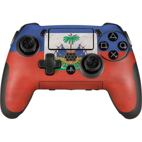 Haitian Flag Distressed PlayStation Scuf Vantage 2 Controller Skin