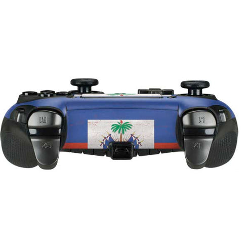 Haitian Flag Distressed PlayStation Scuf Vantage 2 Controller Skin
