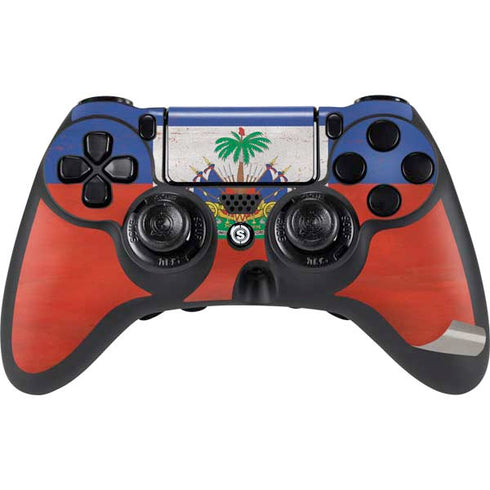 Haitian Flag Distressed PS4/PC SCUF Impact Controller Skin