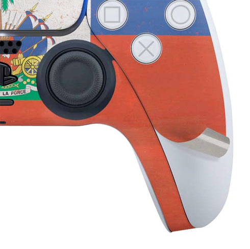 Haitian Flag Distressed PS5 Digital Edition Bundle Skin