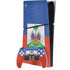 Haitian Flag Distressed PS5 Slim Digital Edition Console Skin