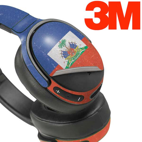 Haitian Flag Distressed Skullcandy Venue Skin