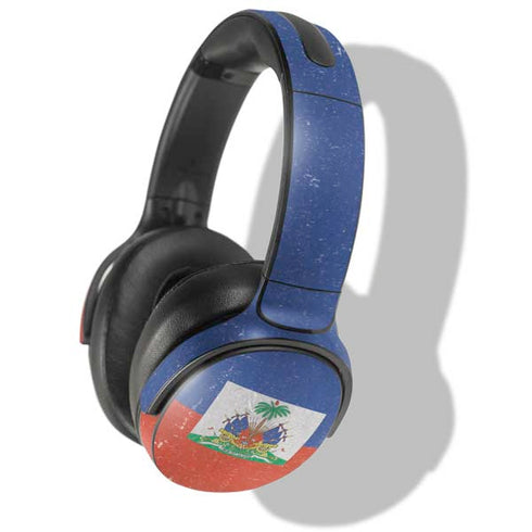 Haitian Flag Distressed Skullcandy Venue Skin