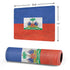 Haitian Flag Distressed Gaming Mouse Pad