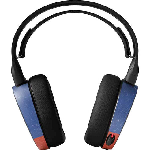 Haitian Flag Distressed SteelSeries Arctis 5 Skin