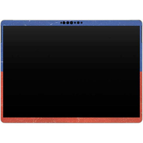 Haitian Flag Distressed Surface Pro 8 Skin
