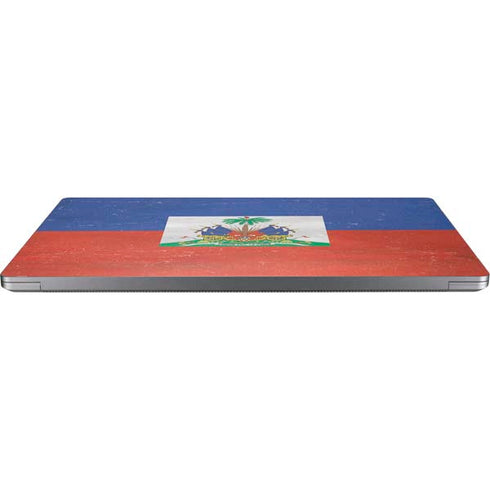 Haitian Flag Distressed Universal Laptop 18in (14.6 x 10.6in) Skin