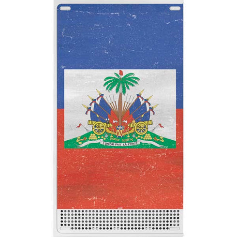 Haitian Flag Distressed Xbox Series S Skins