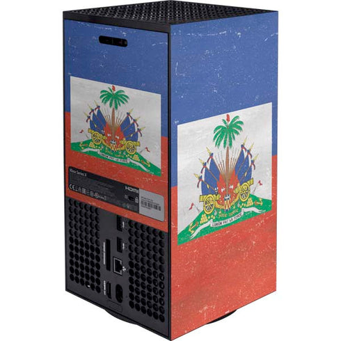 Haitian Flag Distressed Xbox Series X Bundle Skin