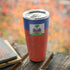 Haitian Flag Distressed Yeti 20oz Tumbler Skin