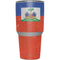 Haitian Flag Distressed Yeti 30oz Rambler Tumbler Skin