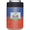 Haitian Flag Distressed Yeti Colster Can Insulator Skin