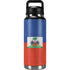 Haitian Flag Distressed YETI Rambler 36oz Bottle Skin