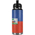 Haitian Flag Distressed YETI Rambler 36oz Bottle Skin