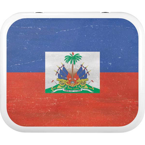 Haitian Flag Distressed YETI Roadie 24 Hard Cooler Skin