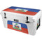 Haitian Flag Distressed YETI Tundra 65 Hard Cooler Skin