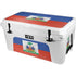 Haitian Flag Distressed YETI Tundra 65 Hard Cooler Skin
