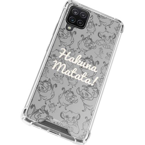 Disney The Lion King Hakuna Matata Galaxy A12 Clear Case